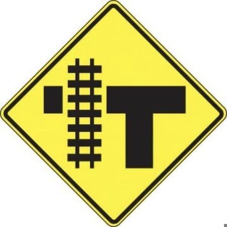 Accuform TRAFFIC SIGN PARALLEL RAILROAD FRW474DP FRW474DP